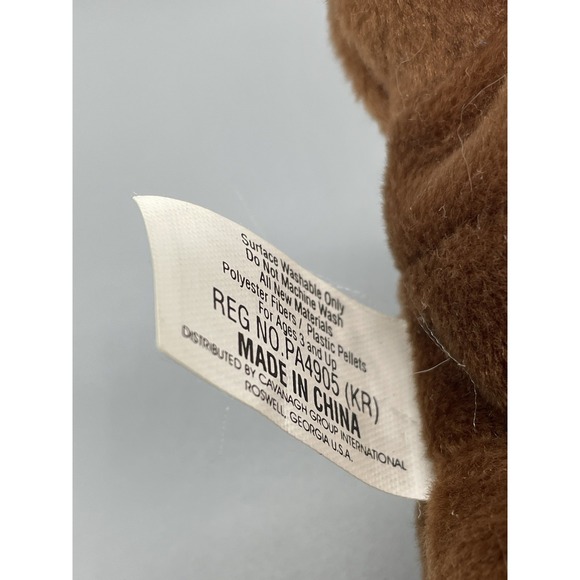 1998 Coca Cola Brand Moose Plush Stuffed Animal Collectible 6" - Picture 7 of 7